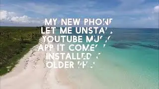 YouTube music app will be pre installed on some devices but on newer ones you can uninstall it