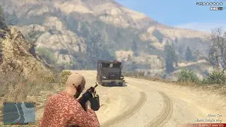 GTA V Stab City Shootout + Epic 6 Star Wanted Level Escape