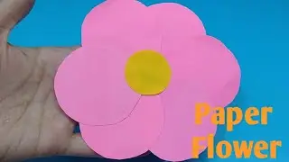 How to make flower with circles ||Circle Flower || Paper Flower