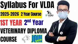 Syllabus For VLDD || 2 Year Diploma Course || Batch - 2025 ( New Batch ) || Interesting Subjects 😍