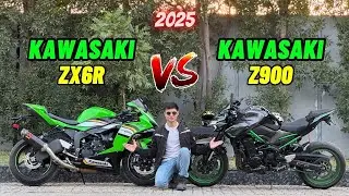 2025 Kawasaki ZX6R vs Z900🔥 | Detailed Comparison |