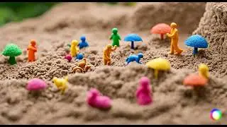 Very Satisfying and RelaxingCompilation Kinetic Sand ASMR#asmr #art #play #kineticsand#reels #shorts