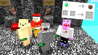 &Uuml;ber 50 Emeralds bei lustiger 2 gegen 2 Runde LUCKY BLOCK BEDWARS