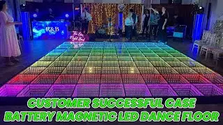 Customer Successful Case: How Battery Magnetic LED Dance Floor Elevate Events | TOP Dance