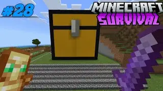 Minecraft survival world big chest pocket edition in Hindi Ep28