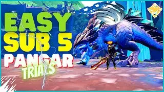 Dauntless Pangar Trials - Easiest Sub 5 | Top 100 | Sword build 1.10.3