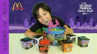 Charlie Brown McDonalds Happy Meal Halloween Surprise Toys | Lucas World Review