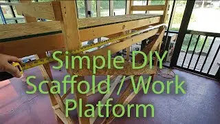 DIY scaffold platform