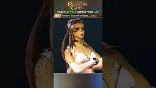 Unique Githyanki Dialogue About Cats - Baldur's Gate 3