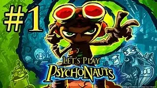 Let's Play: PsychoNauts Gameplay Walkthrough | Part 1 | SUMMER CAMP BEGINS!