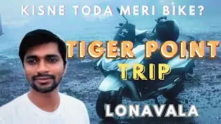 Unbelievable Day at Tiger Point Lonavala | Broken Bike, Parking Scam & Rain Ride 🌧️🏍️