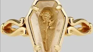 Regal Rose Rebirth Rose under a Glass Coffin Ring 