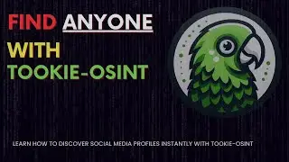 Find Social Media Accounts With Tookie-OSINT | Social Media OSINT |