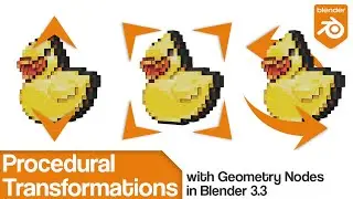 Procedural Transformations with Geometry Nodes | Blender 3.3 Tutorial