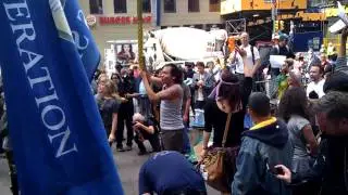 Drums at zucotti 3/4 #OWS Great Energy.m4v