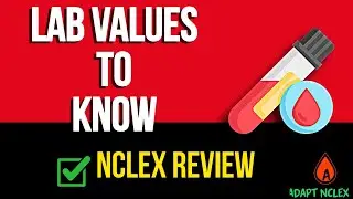 LAB Values To Know for the NCLEX: Practicing Questions for the NCLEX Review