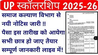 UP Scholarship 2024-25 🔥 Payment Update | Verification फिर से शुरू | कब आएगा पैसा?