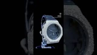 Iced out Moissanite G shock