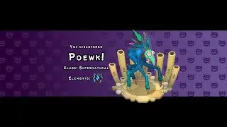 Waking up Poewk on Wublin Island in My Singing Monsters!