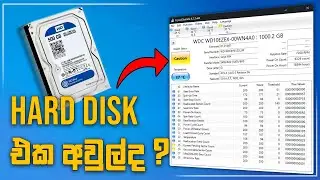 Hard Disk එක අවුල්ද? | How to Check Hard Disk Health Sinhala