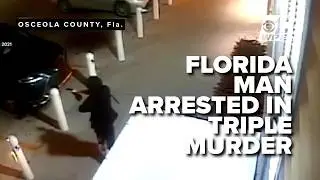 Florida man arrested in cold‑blooded triple murder of tourists, deputies say