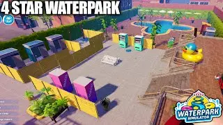 Hiring a Super Lifeguard | Waterpark Simulator Gameplay | Part 14