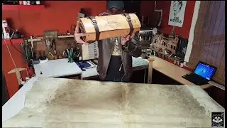 Presentation: Handmade Leather Chef Knife Roll /&Pi;&alpha;&rho;&omicron;&upsilon;&sigma;ί&alpha;&sigma;&eta;: &Chi;&epsilon;&iota;&rho;&omicron;&pi;&omicron;ί&eta;&tau;&eta; &Delta;&epsilon;&rho;&mu;ά&tau;&iota;&nu;&eta; &Theta;ή&kappa;&eta; &Mu;&alpha;&chi;&alpha;&iota;&rho;&iota;ώ&nu; &Sigma;&epsilon;&phi;