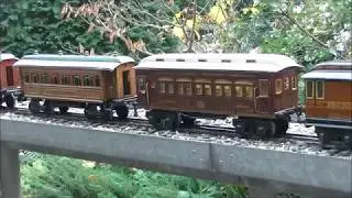 Marklin High Voltage locomotive with M&auml;rklin and BING CIWL train