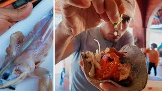 Así de Riiico se Come en Queréndaro 🐸 Rana Frita, Camarones, Filete, Pan y Más