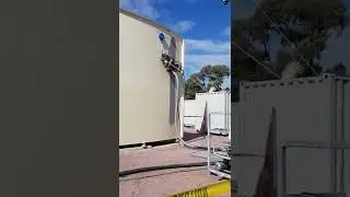 BlastOne VertiDrive UHP Waterjet M4 Stripping a coating from tank: Simulated Trial for Tank Project