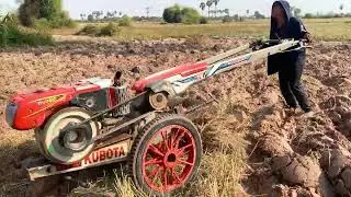  Amazin Machine Tractor khmer Get a bike Small Tractor kubota Up Kubota RT140