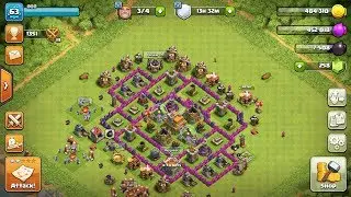 Clash of clans th7 gameplay
