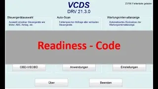 Readiness Code erzeugen VW | VCDS