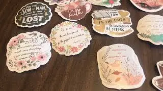 Inspirational Christian Stickers | Inspire Faith with Scripture Art