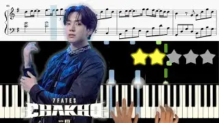 BTS Jungkook - Stay Alive (Prod. SUGA of BTS) [7FATES: CHAKHO OST] 🎹《Piano Tutorial》 ⭐⭐☆☆☆