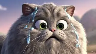 Panicked Persian Cat Animation