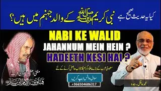 Kya Ye Hadeeth Sahi Hai ? Nabi e Kareem Ke Walid Jahannum  Mein Hain ? کیا نبی کے والدین جہنمی ہیں