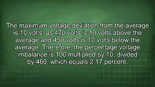 Motor Voltage Imbalance Troubleshooting and Effects Explained