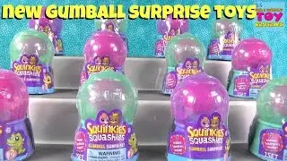 Squinkies Squashies Bubble Gum Machine Fun Blind Bag Opening Toy Review | PSToyReviews