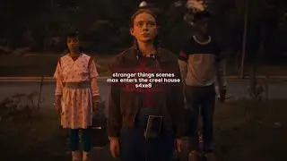 max enters the creel house - s4xe8 ending - stranger things 4 scene