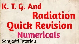 Kinetic Theory Of Gases And Radiation Numericals | Physics | Class 12