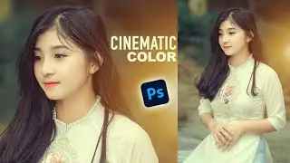 cinematic soft color grading photoshop tutorial | photo manipulation