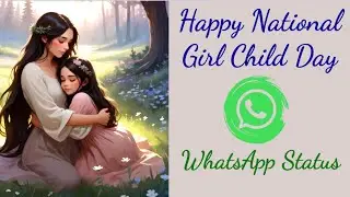 Happy National Girl Child Day Wishes || WhatsApp Status January 24