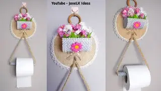 Nueva Versión, PORTA PAPEL HIGIÉNICO | Incrível Porta Papel Higiênico | Home Decor  #diy