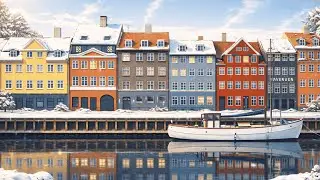 winter morning in copenhagen☀️ | lofi for reading & studying