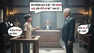 जज के सामने 15 साल के बच्चे ने खोल दिया खूनी बाप का राज 😱