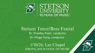 Tenor/Bass Festival - Lee Chapel - 1/30/26