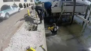 Underwater Jet Filter Installation