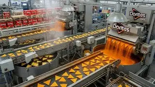 Inside the Doritos Factory: From Raw Corn to Crunchy Nacho Cheese Chips | Full Manufacturing Process