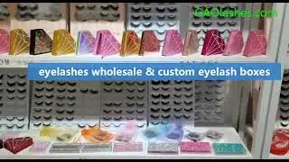 3D siberian mink eyelashes wholesale Custom eyelash packaging boxes vendor GAOlashes